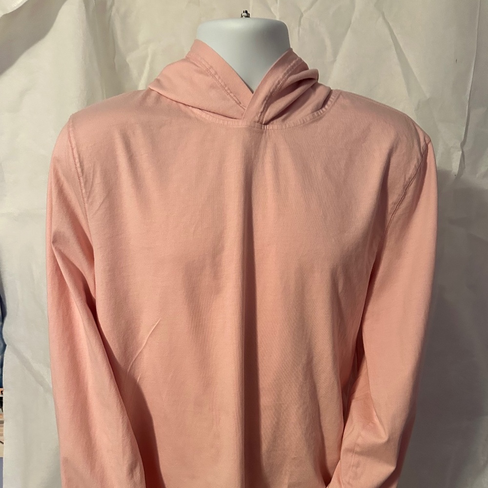 Men's Heavy Cotton Pink Hoodie Banana Republic Large
